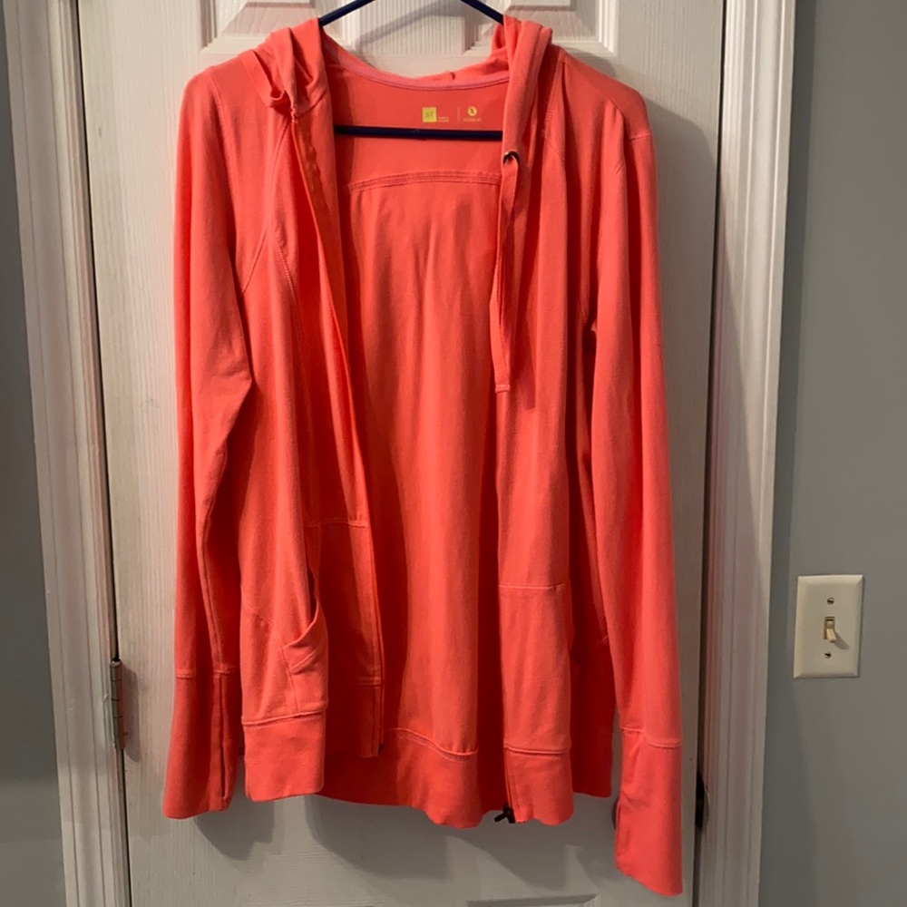 Activewear zip-up hoodie